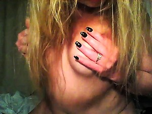 Tow-haired doll loves back masturbate