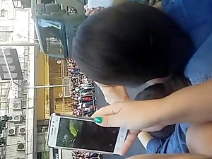 Encoxando doll-sized desfile