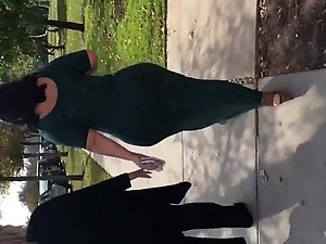 for all to see bulky latina buttcheeks