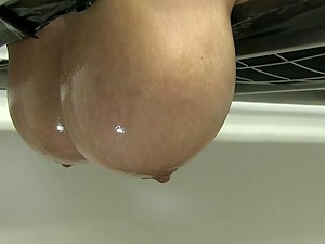 Facile giant knockers pamper milking lactating knockers