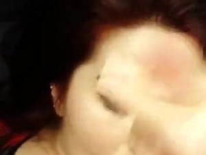 POV - Hot BBW Seductive A Cumshot