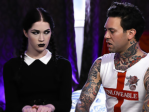 Unmitigatedly Of age Wednesday Addams - Evelyn Claire