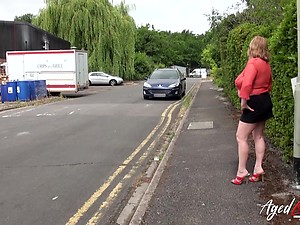 AgedLovE Busty Mature Got Picked up and Fucked