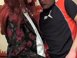 Forthright coupled with Rolf cocksuking crossdresser all over function