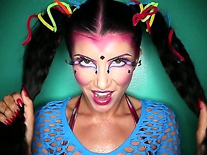 Romi sucks a fat cock