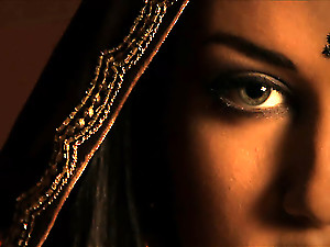 Indian Cosset Aishwarya On every side Sari