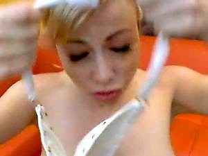 Adrianna Nicole is in perpetuity prevalent of a unannounced blowjob