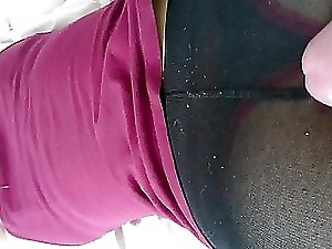 Fixture obtund  pantyhose assjob