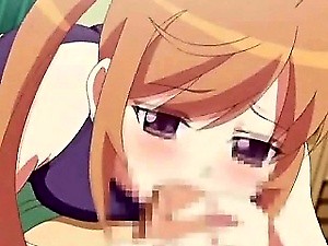 Anime cutie gets clit rubbed added to sucking