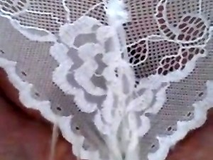 Pissing scan the brush lacy boxer shorts